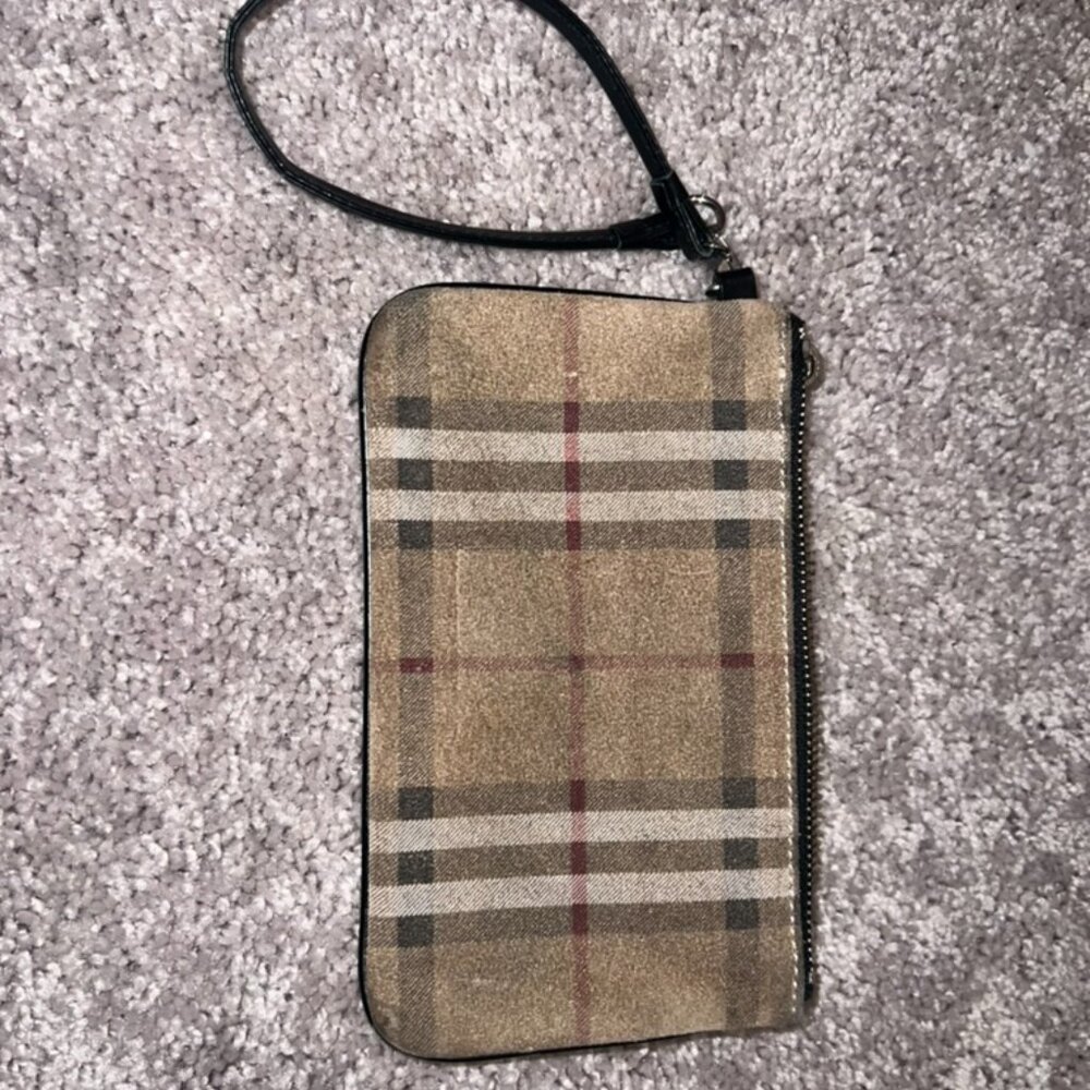Vintage Burberry Wristlet Clutch - Picture 6 of 6